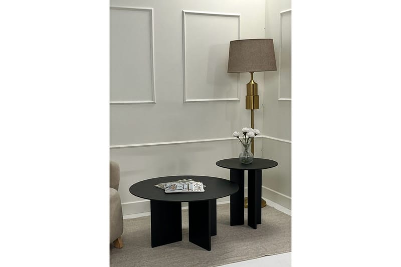Glenure Soffbord 80 cm - Svart - Möbler - Vardagsrum - Soffbord & vardagsrumsbord - Soffbord