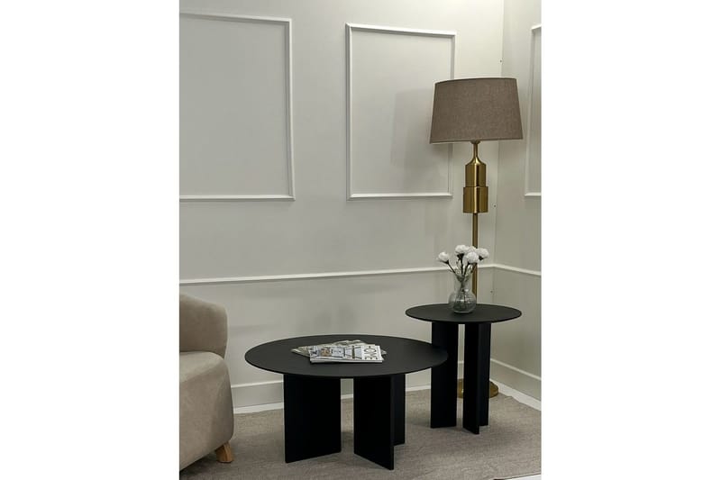 Glenure Soffbord 80 cm - Svart - Möbler - Vardagsrum - Soffbord & vardagsrumsbord - Soffbord