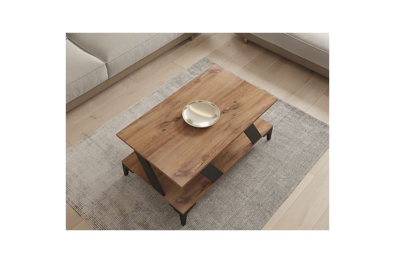 Gralen Soffbord 100 cm - Antracit/Natur - Möbler - Vardagsrum - Soffbord & vardagsrumsbord - Soffbord