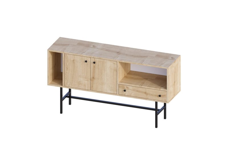 Grayce Konsollbord 150 cm, Ek/Svart