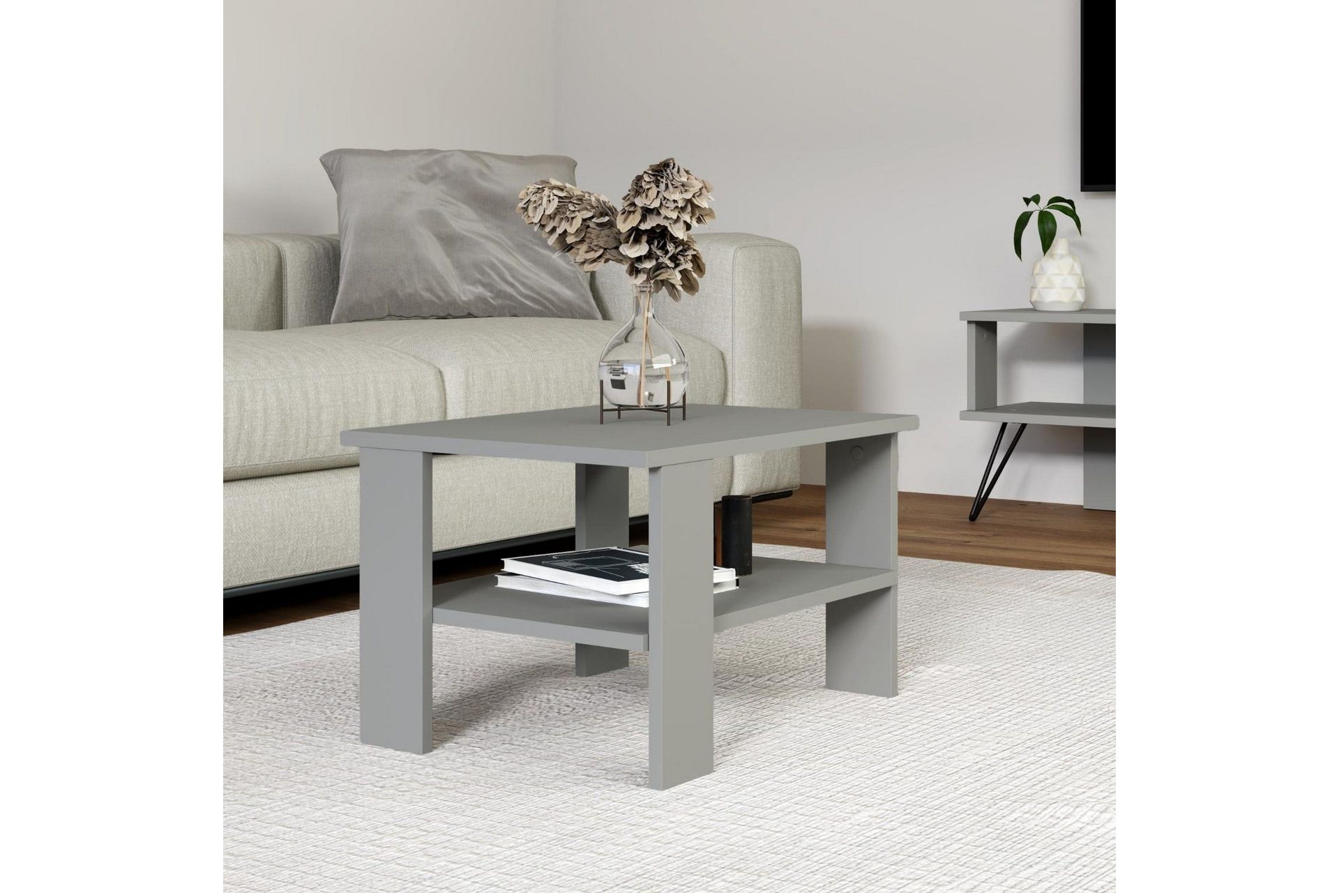 greger soffbord 60 cm - grå