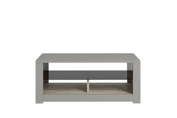 Griselda Soffbord 90 cm - Grå/Travertin - Möbler - Vardagsrum - Soffbord & vardagsrumsbord - Soffbord