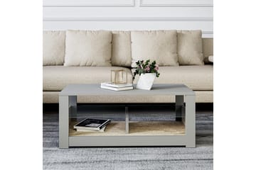 Griselda Soffbord 90 cm - Grå/Travertin - Möbler - Vardagsrum - Soffbord & vardagsrumsbord - Soffbord