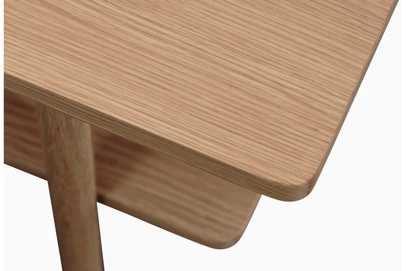 Grumio Rektangulärt Soffbord 120 cm med Hylla i Massivt Trä och Träfanér - Beige - Möbler - Vardagsrum - Soffbord & vardagsrumsbord - Soffbord