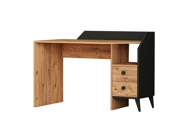 HAFING Skrivbord 120x55 cm Mörkblå/Svart - Möbler - Hemmakontor - Skrivbord