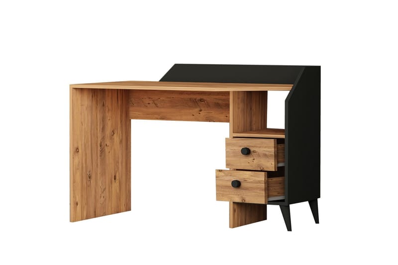 HAFING Skrivbord 120x55 cm Mörkblå/Svart - Möbler - Hemmakontor - Skrivbord