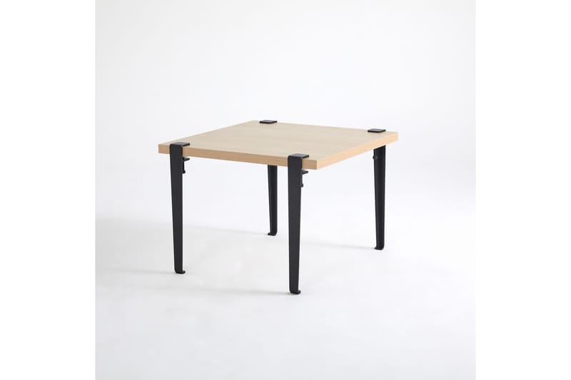 HALICHERON Soffbord 60x60 cm Brun/Svart - Möbler - Vardagsrum - Soffbord & vardagsrumsbord - Soffbord