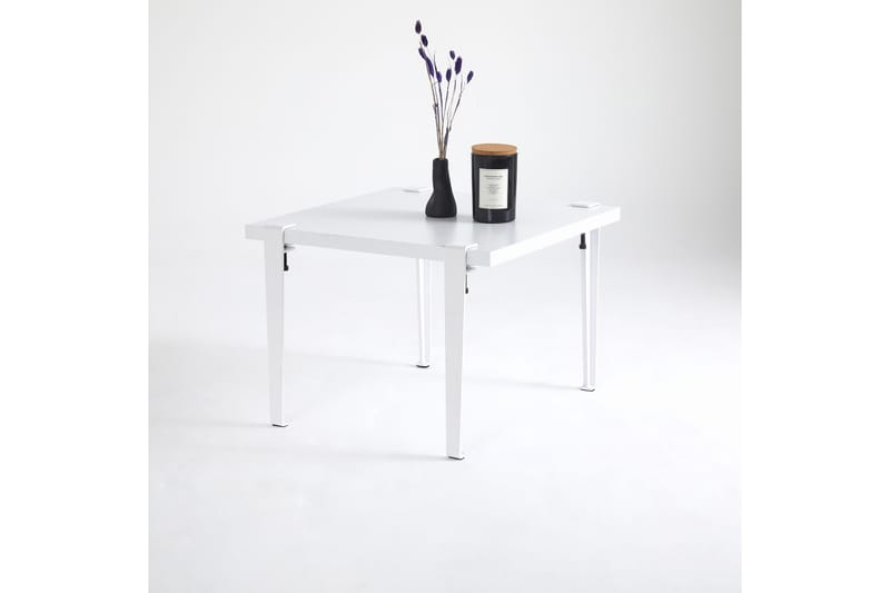 HALICHERON Soffbord 60x60 cm Vit - Möbler - Vardagsrum - Soffbord & vardagsrumsbord - Soffbord