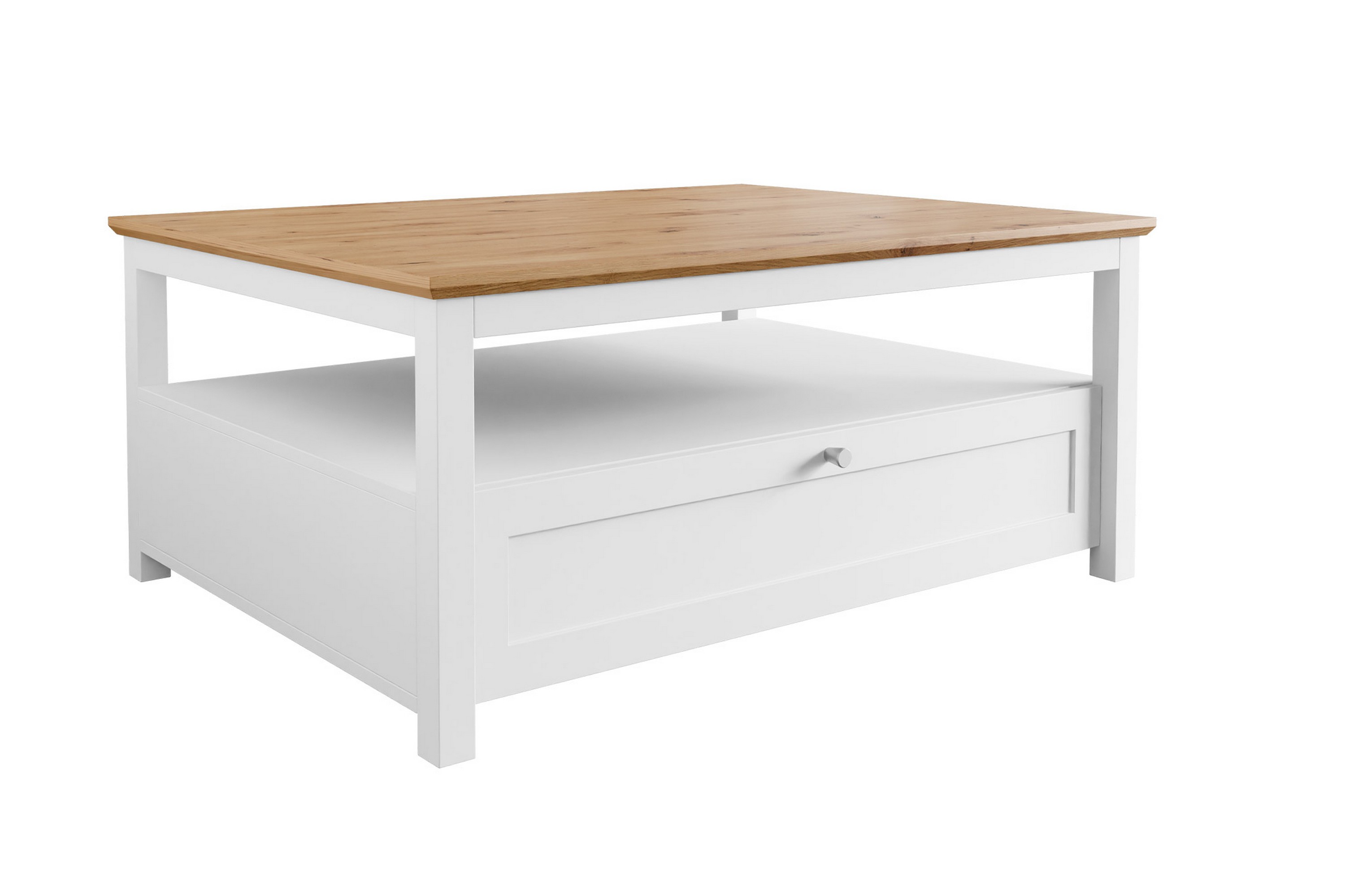 hammerdal soffbord 104 cm vit/ek -