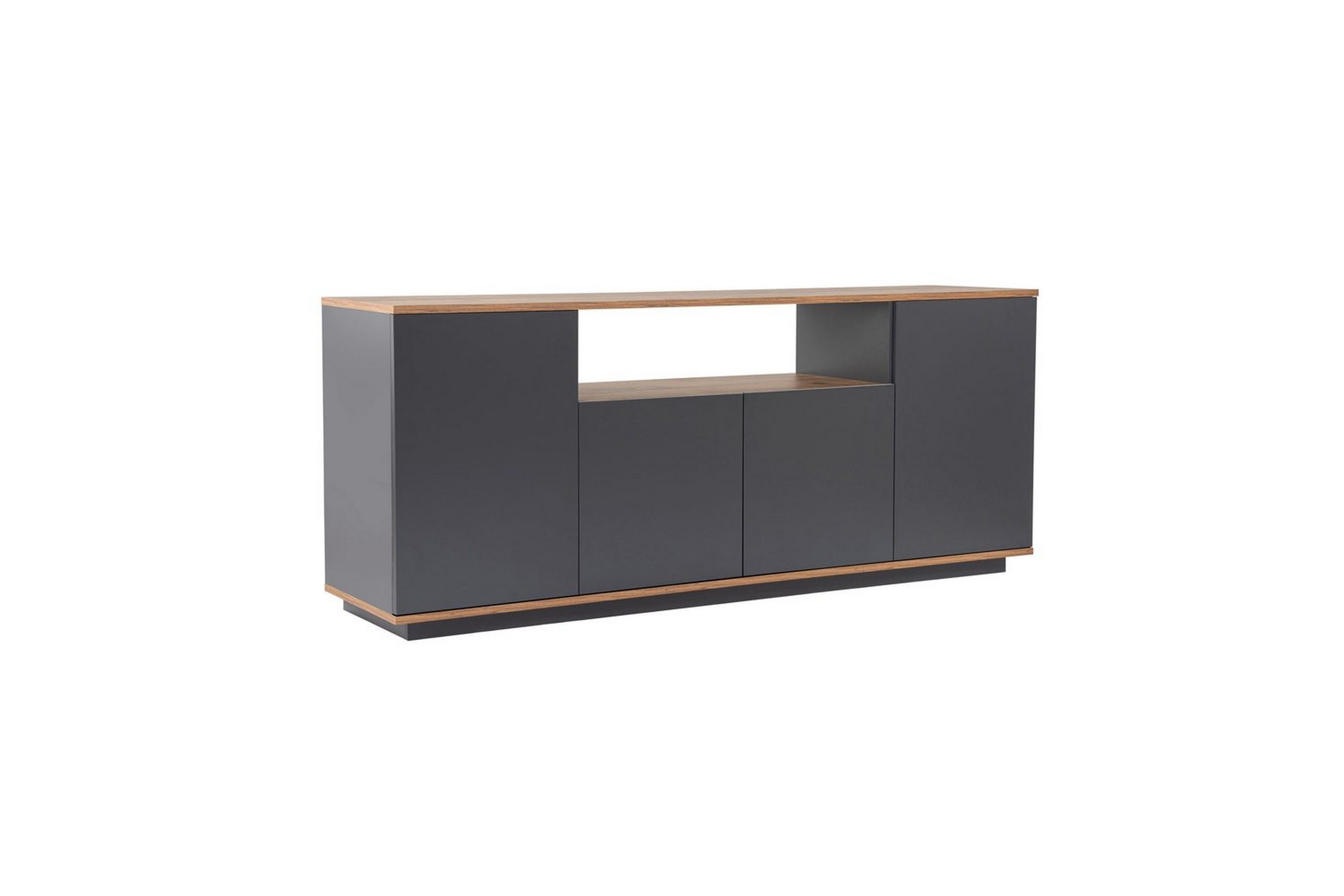 hano konsollbord 180 cm - natur/antracit