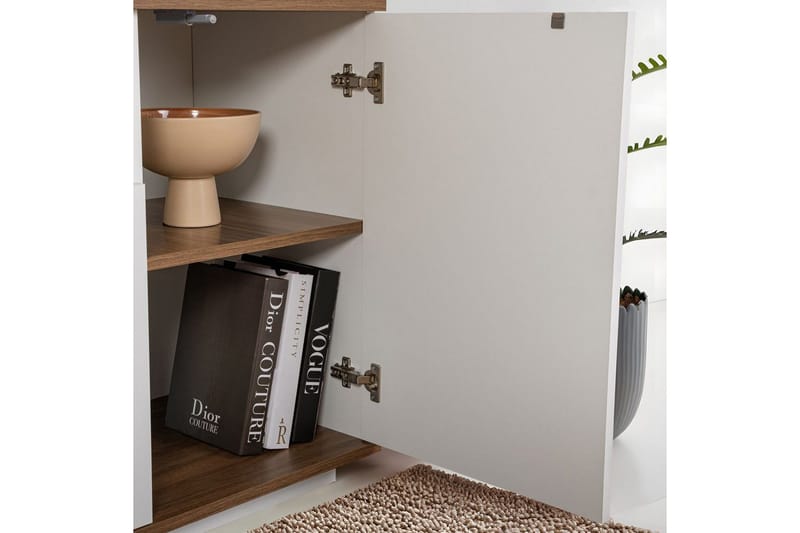 Hano Konsollbord 180 cm - Natur/Vit - Möbler - Vardagsrum - Soffbord & vardagsrumsbord - Avlastningsbord & konsolbord