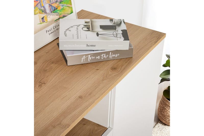 Hano Konsollbord 180 cm - Natur/Vit - Möbler - Vardagsrum - Soffbord & vardagsrumsbord - Avlastningsbord & konsolbord