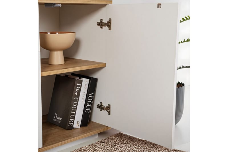 Hano Konsollbord 180 cm - Natur/Vit - Möbler - Vardagsrum - Soffbord & vardagsrumsbord - Avlastningsbord & konsolbord