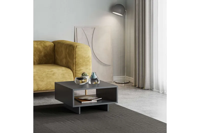 Hapeila Soffbord 60 cm - Antracit - Möbler - Vardagsrum - Soffbord & vardagsrumsbord - Soffbord