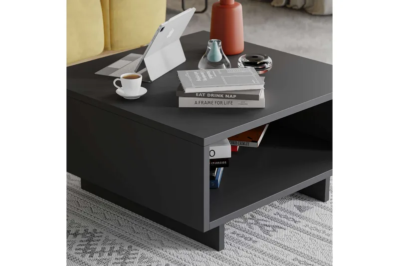 Hapeila Soffbord 60 cm - Antracit - Möbler - Vardagsrum - Soffbord & vardagsrumsbord - Soffbord