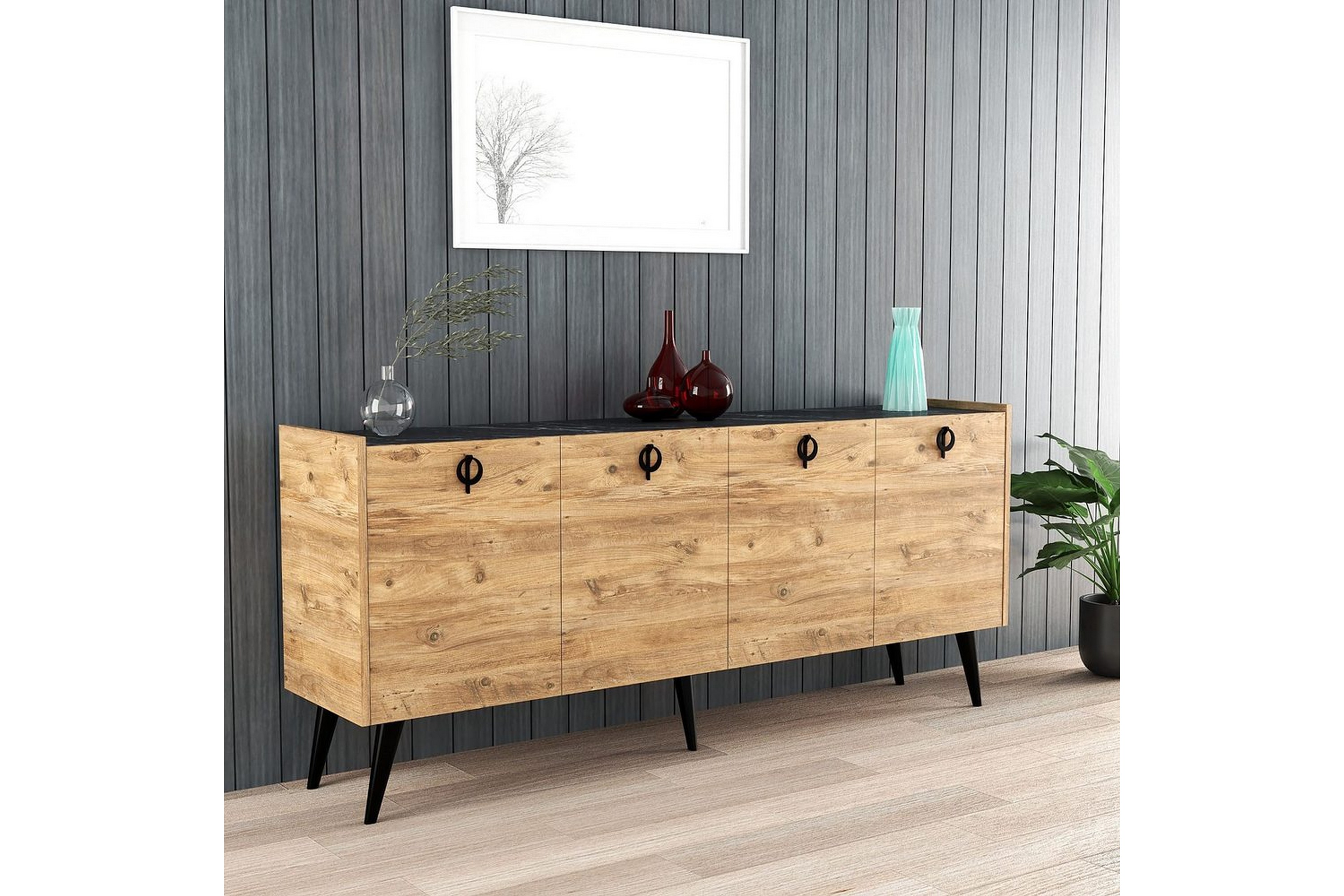 harli konsollbord 180 cm - natur