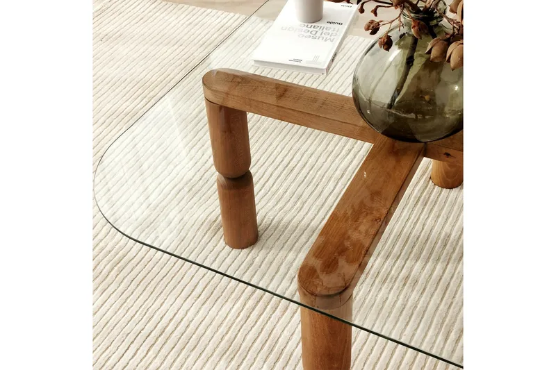 Harman Soffbord 80 cm - Valnöt - Möbler - Vardagsrum - Soffbord & vardagsrumsbord - Soffbord