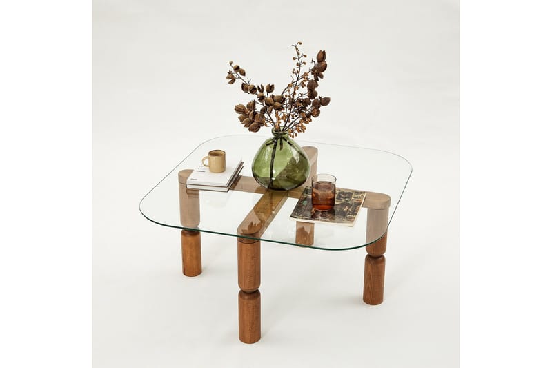 Harman Soffbord 80 cm - Valnöt - Möbler - Vardagsrum - Soffbord & vardagsrumsbord - Soffbord