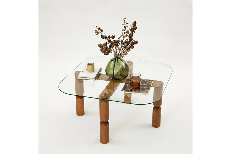 Harman Soffbord 80 cm - Valnöt - Möbler - Vardagsrum - Soffbord & vardagsrumsbord - Soffbord