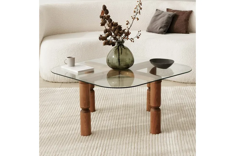 Harman Soffbord 80 cm - Valnöt - Möbler - Vardagsrum - Soffbord & vardagsrumsbord - Soffbord