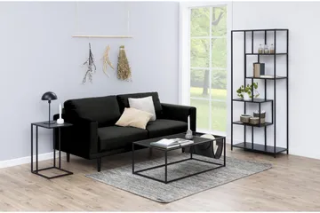 Hartsoe Rektangulärt Soffbord med Hyllor i Trä - Svart - Möbler - Vardagsrum - Soffbord & vardagsrumsbord - Soffbord