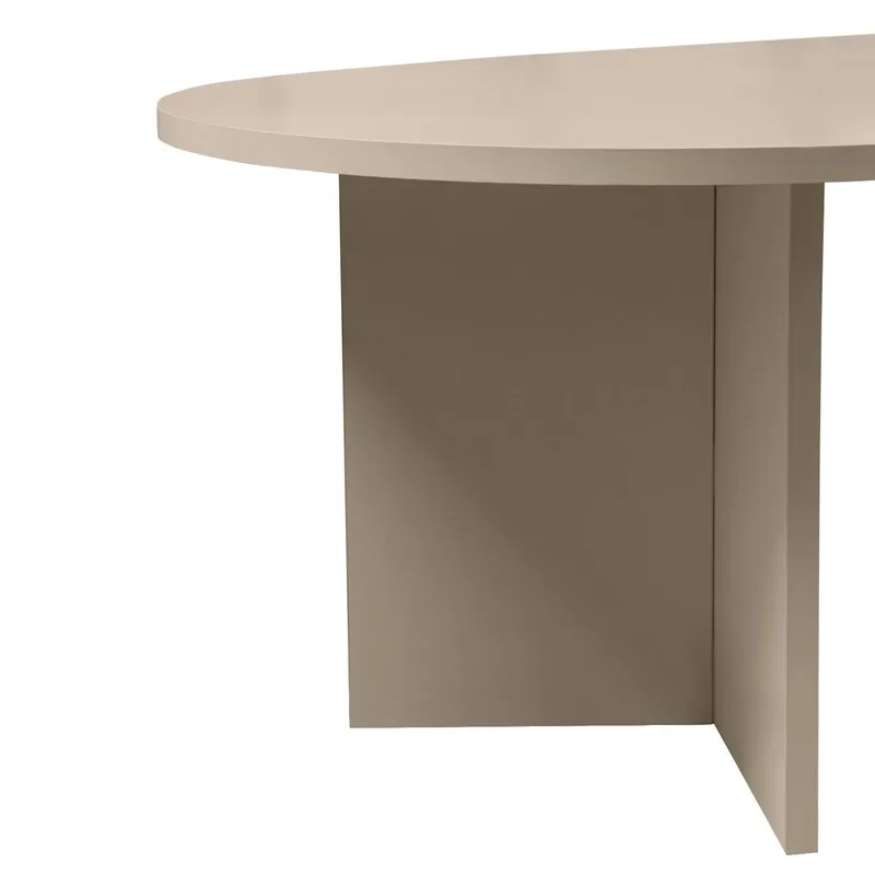 Hasina Soffbord 119 cm Oval - Mink - Möbler - Vardagsrum - Soffbord & vardagsrumsbord - Soffbord