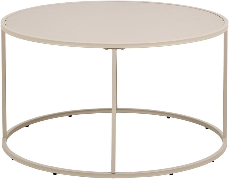 Hasslevik Soffbord 80 cm Rund - Varmgrå - Möbler - Vardagsrum - Soffbord & vardagsrumsbord - Soffbord