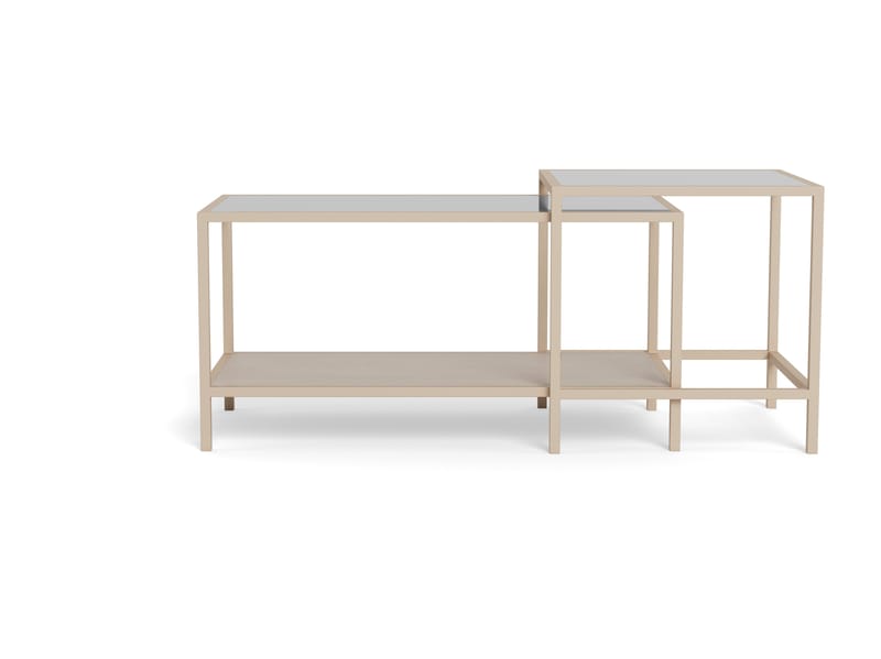 Hasslevik Soffbord 90 cm - Klar/Grå - Möbler - Vardagsrum - Soffbord & vardagsrumsbord - Soffbord