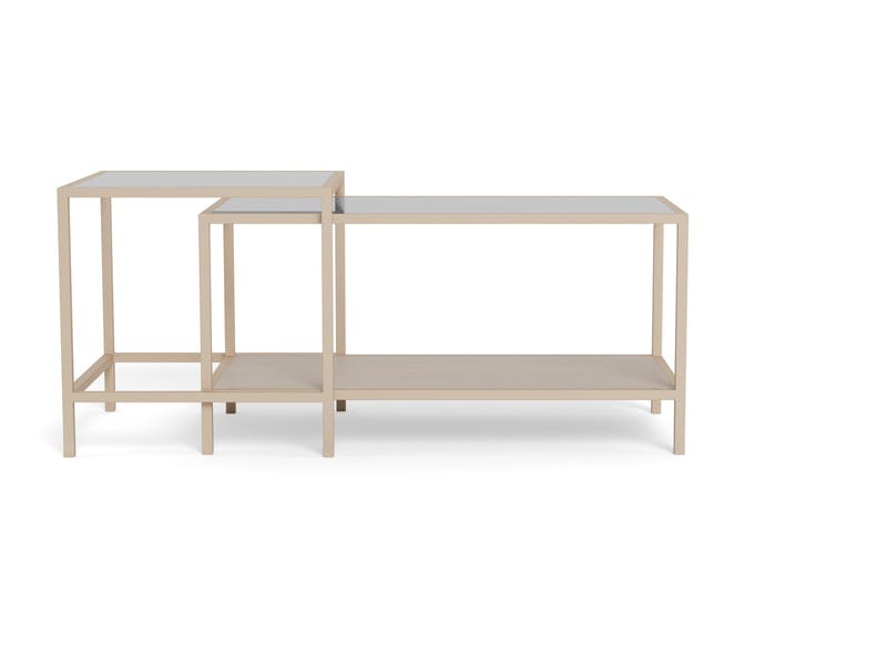 Hasslevik Soffbord 90 cm - Klar/Grå - Möbler - Vardagsrum - Soffbord & vardagsrumsbord - Soffbord