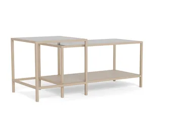 Hasslevik Soffbord 90 cm - Klar/Grå - Möbler - Vardagsrum - Soffbord & vardagsrumsbord - Soffbord