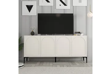 Hazim Konsollbord 180 cm - Cream/Svart - Möbler - Vardagsrum - Soffbord & vardagsrumsbord - Avlastningsbord & konsolbord
