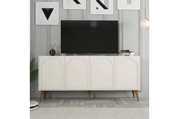 Hazim Konsollbord 180 cm - Cream/Valnöt - Möbler - Vardagsrum - Soffbord & vardagsrumsbord - Avlastningsbord & konsolbord