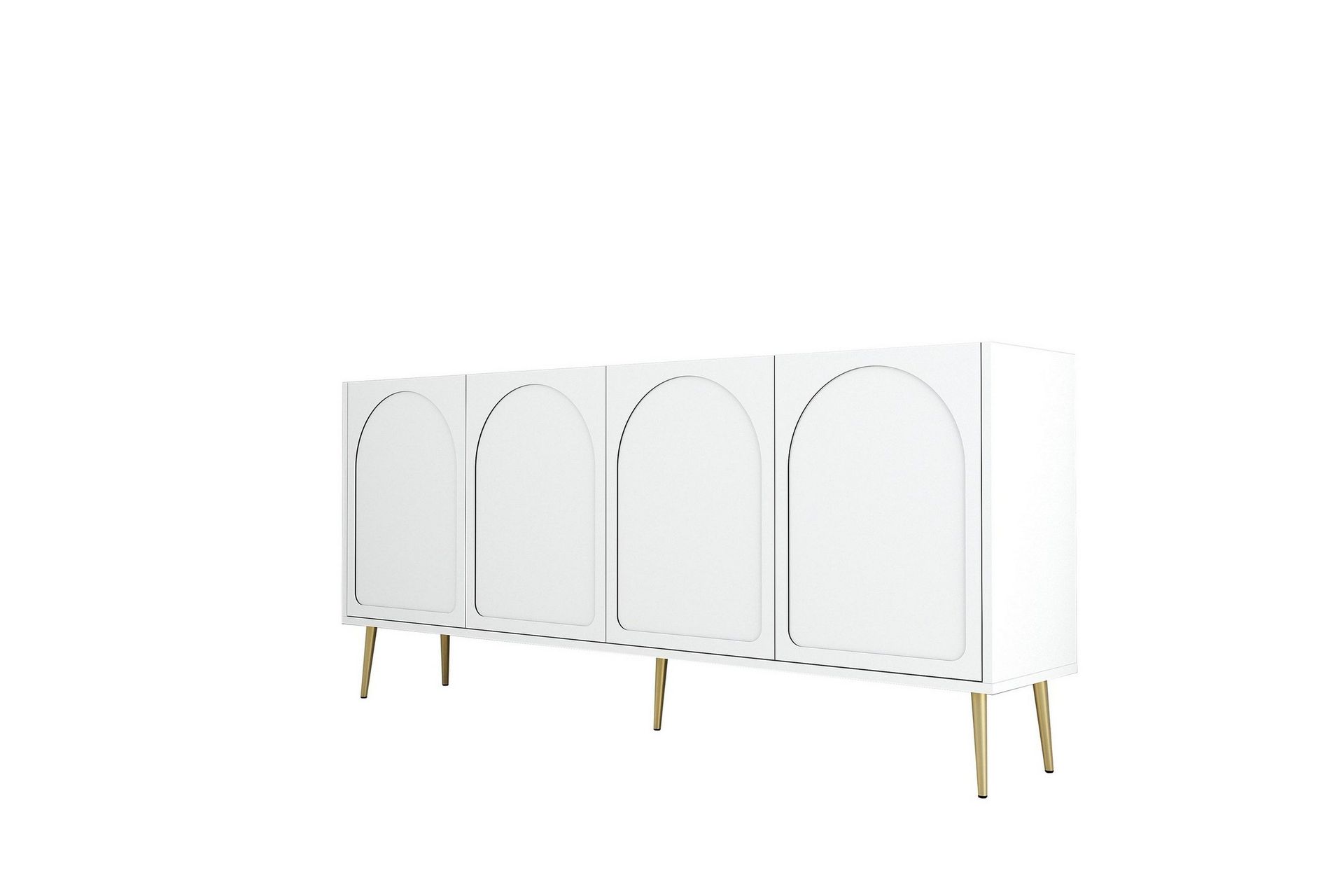 Hazim Konsollbord 180 cm - Vit/Guld