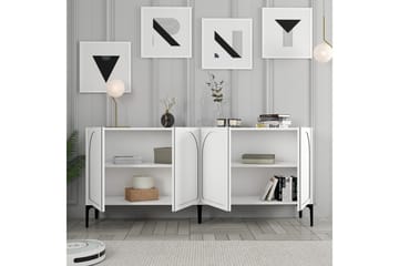 Hazim Konsollbord 180 cm - Vit/Svart - Möbler - Vardagsrum - Soffbord & vardagsrumsbord - Avlastningsbord & konsolbord