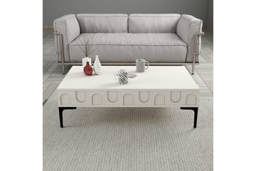 Hazim Soffbord 105 cm - Cream/Svart - Möbler - Vardagsrum - Soffbord & vardagsrumsbord - Soffbord