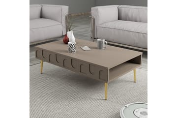 Hazim Soffbord 105 cm - Guld - Möbler - Vardagsrum - Soffbord & vardagsrumsbord - Soffbord