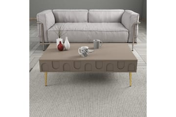 Hazim Soffbord 105 cm - Guld - Möbler - Vardagsrum - Soffbord & vardagsrumsbord - Soffbord