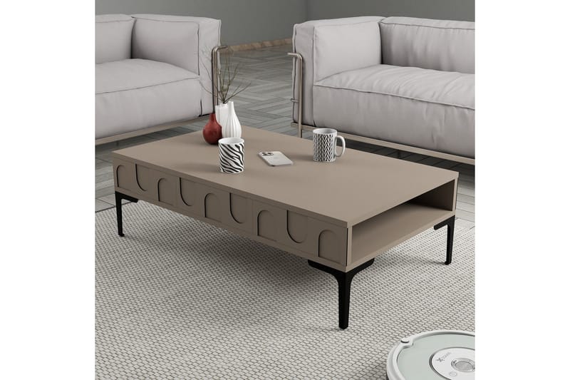 Hazim Soffbord 105 cm - Svart - Möbler - Vardagsrum - Soffbord & vardagsrumsbord - Soffbord