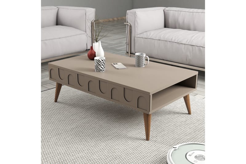 Hazim Soffbord 105 cm - Valnöt - Möbler - Vardagsrum - Soffbord & vardagsrumsbord - Soffbord