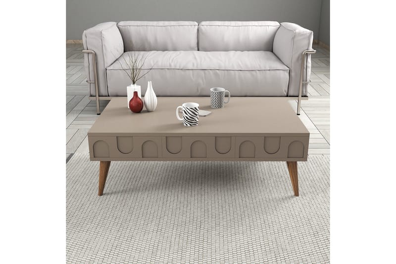 Hazim Soffbord 105 cm - Valnöt - Möbler - Vardagsrum - Soffbord & vardagsrumsbord - Soffbord