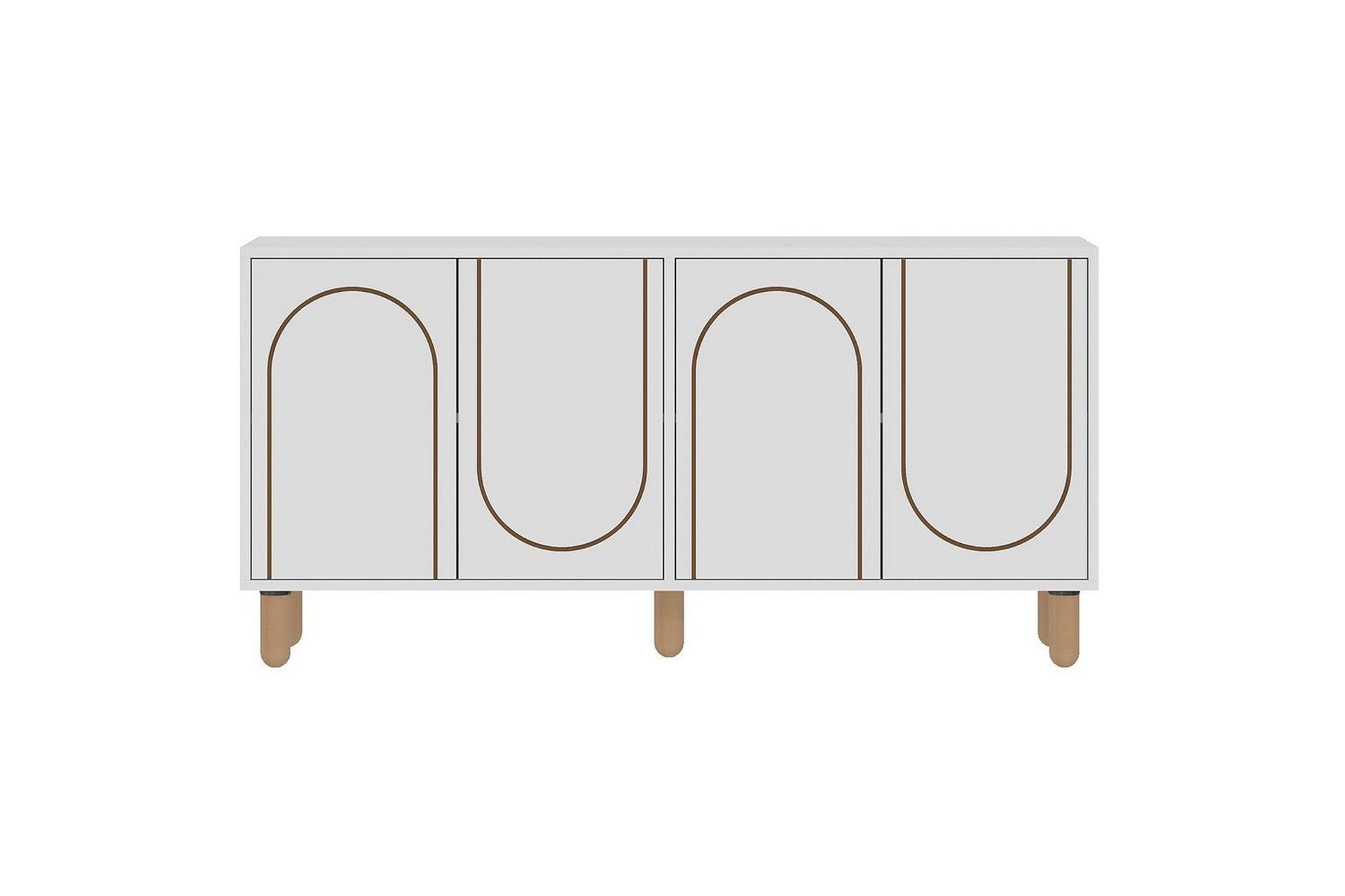 hearst konsollbord 150 cm - vit