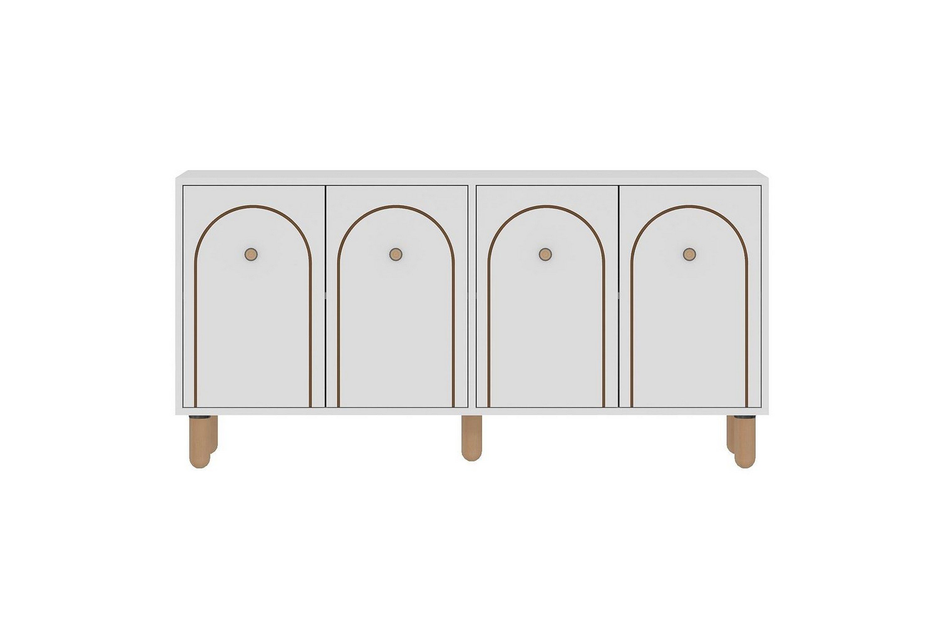 hearst konsollbord 150 cm - vit