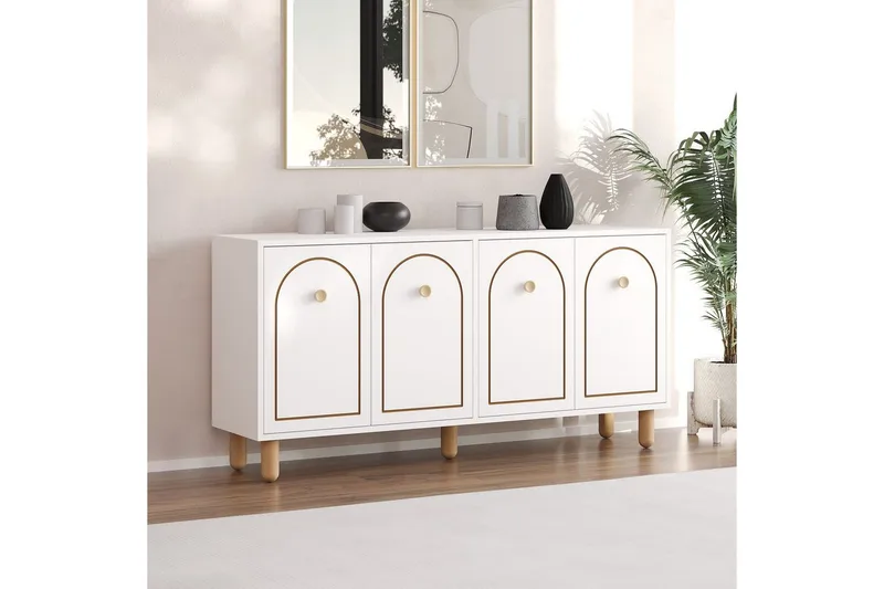 Hearst Konsollbord 150 cm - Vit - Möbler - Vardagsrum - Soffbord & vardagsrumsbord - Avlastningsbord & konsolbord