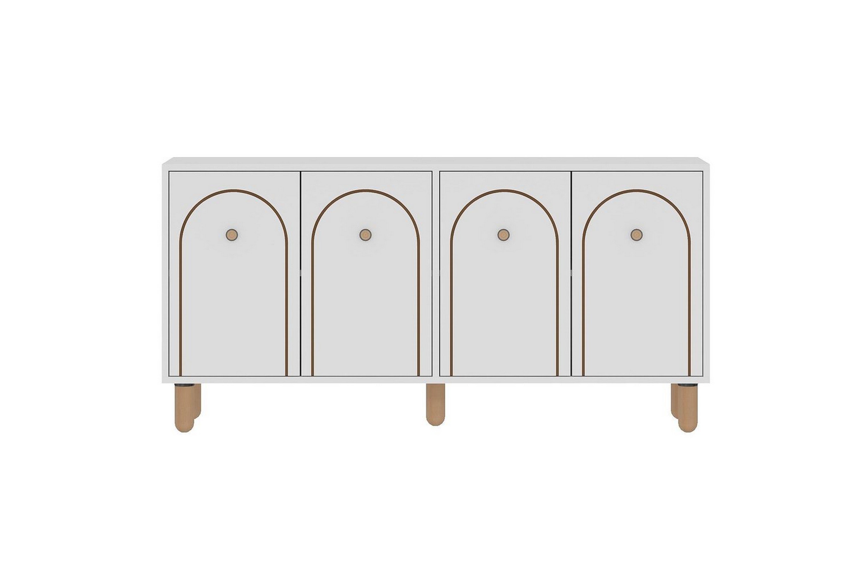 hearst konsollbord 150 cm - vit