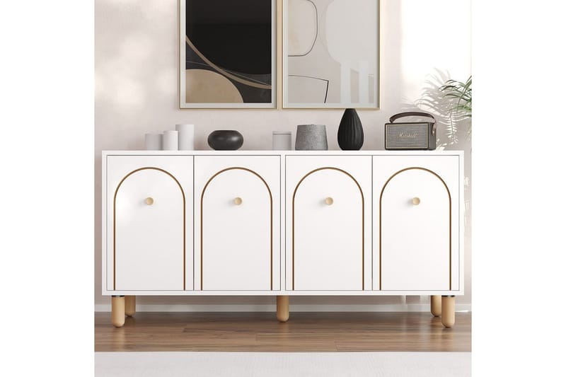 Hearst Konsollbord 150 cm - Vit - Möbler - Vardagsrum - Soffbord & vardagsrumsbord - Avlastningsbord & konsolbord