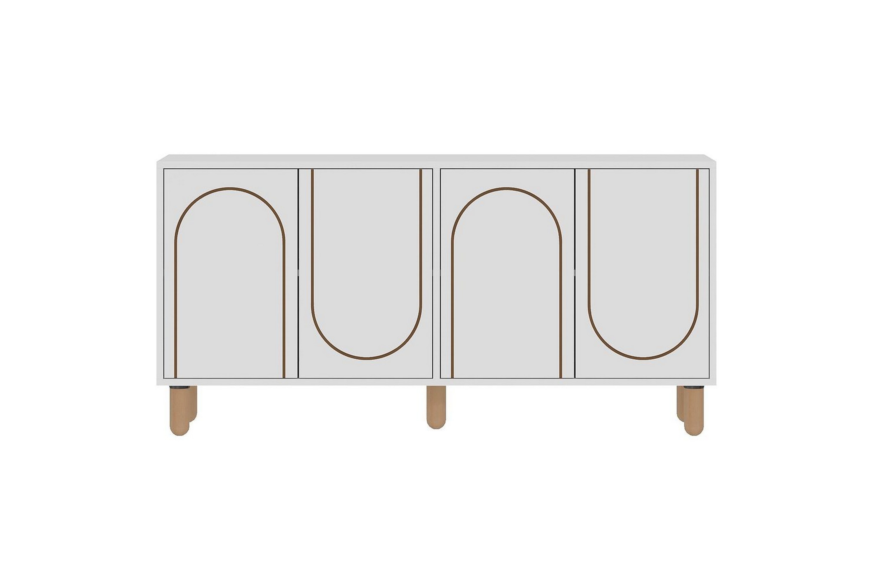 hearst konsollbord 150 cm - vit