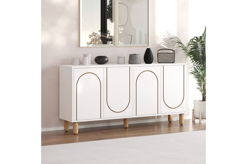 Hearst Konsollbord 150 cm - Vit - Möbler - Vardagsrum - Soffbord & vardagsrumsbord - Avlastningsbord & konsolbord