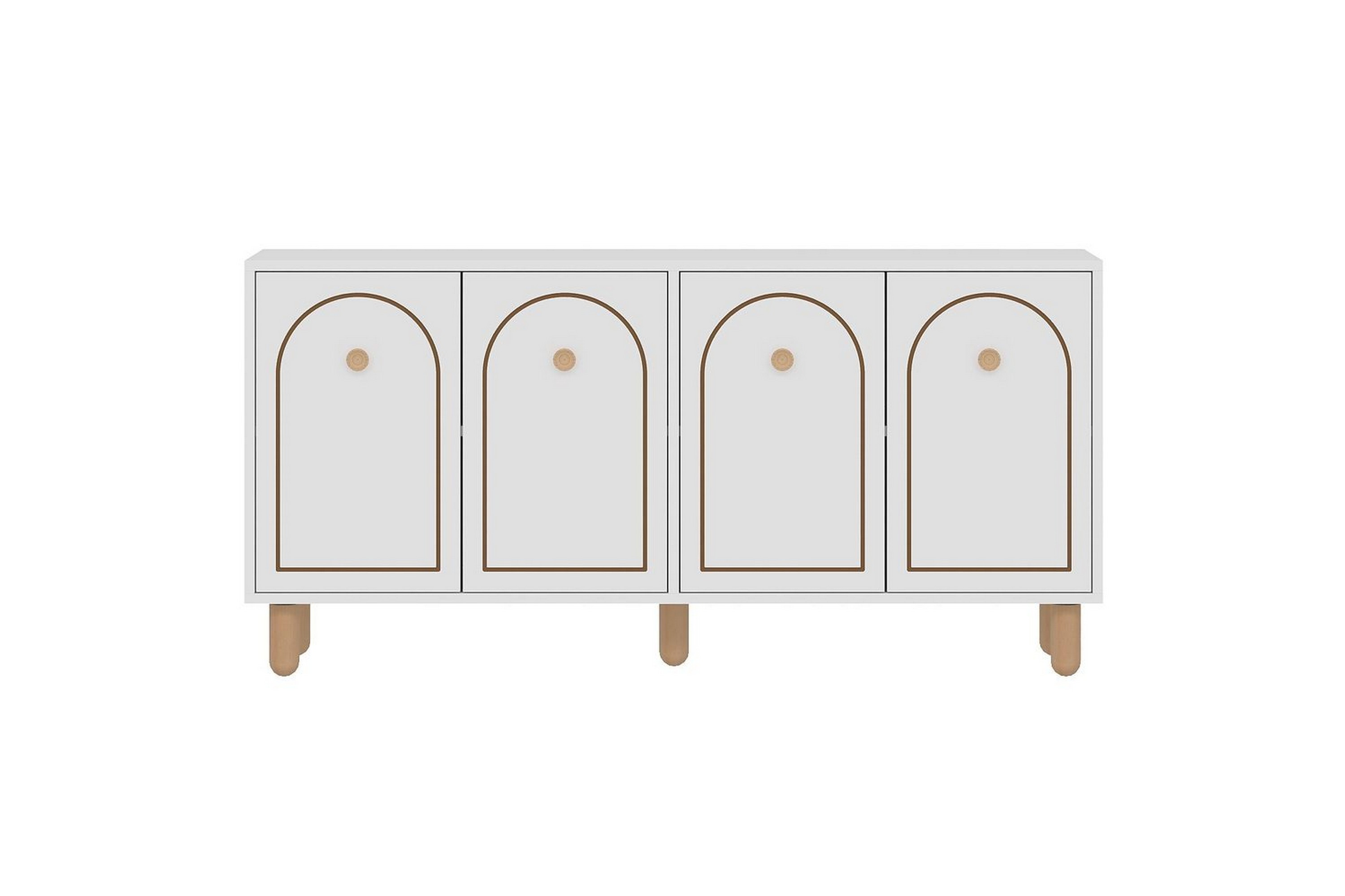 hearst konsollbord 150 cm - vit