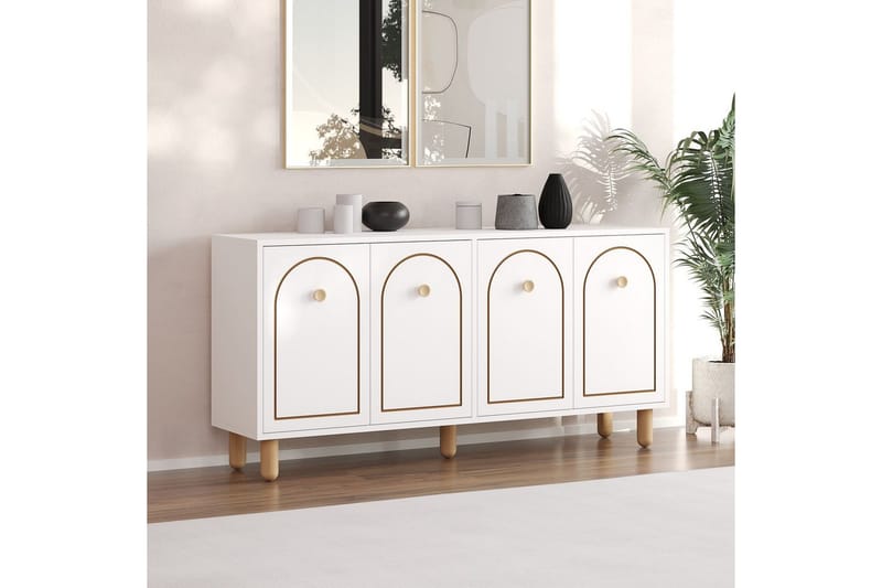 Hearst Konsollbord 150 cm - Vit - Möbler - Vardagsrum - Soffbord & vardagsrumsbord - Avlastningsbord & konsolbord