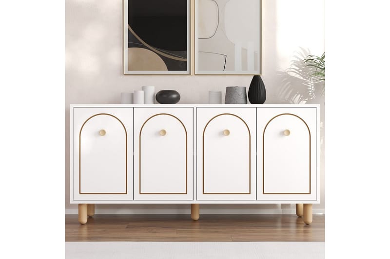 Hearst Konsollbord 150 cm - Vit - Möbler - Vardagsrum - Soffbord & vardagsrumsbord - Avlastningsbord & konsolbord